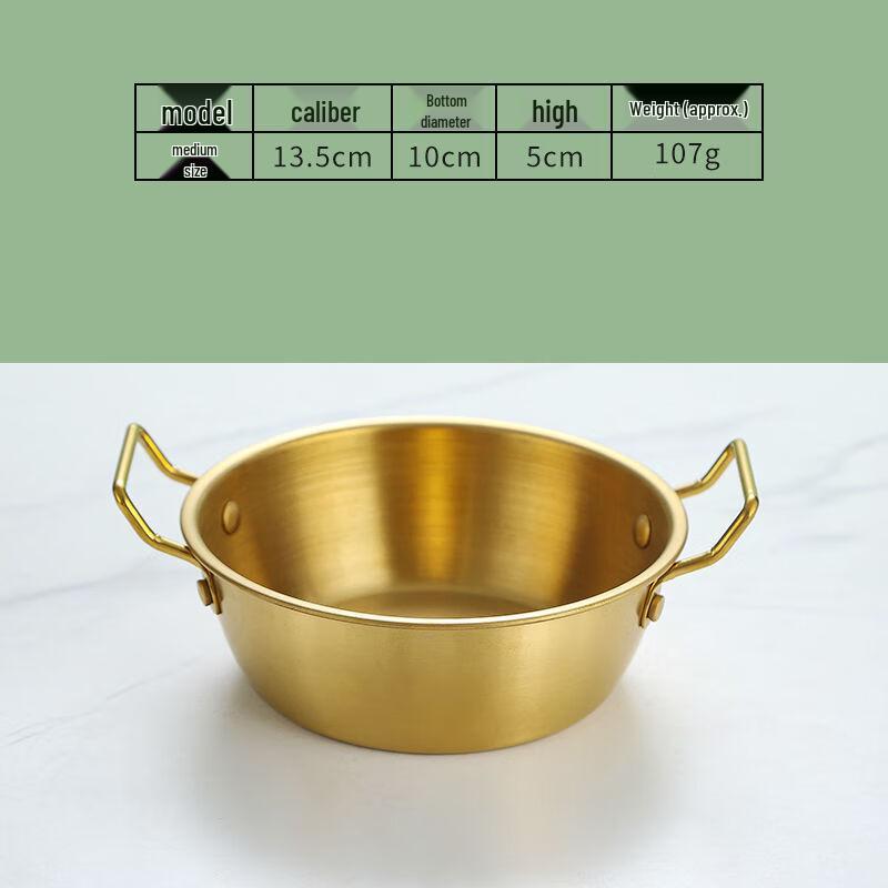 

Stainless Steel Double-Handle Anti-Scald Serving Bowl