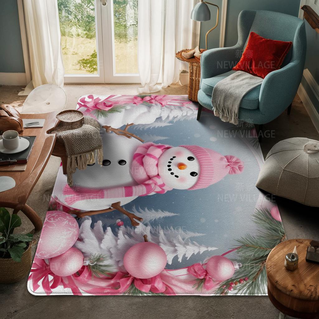 Koberec ke vchodu do domu Rohožka ke dveřím do domu Obývací pokoj Vana Koupelna Protiskluzové koberce s absorpcí vody vana Veselé Vánoce zima