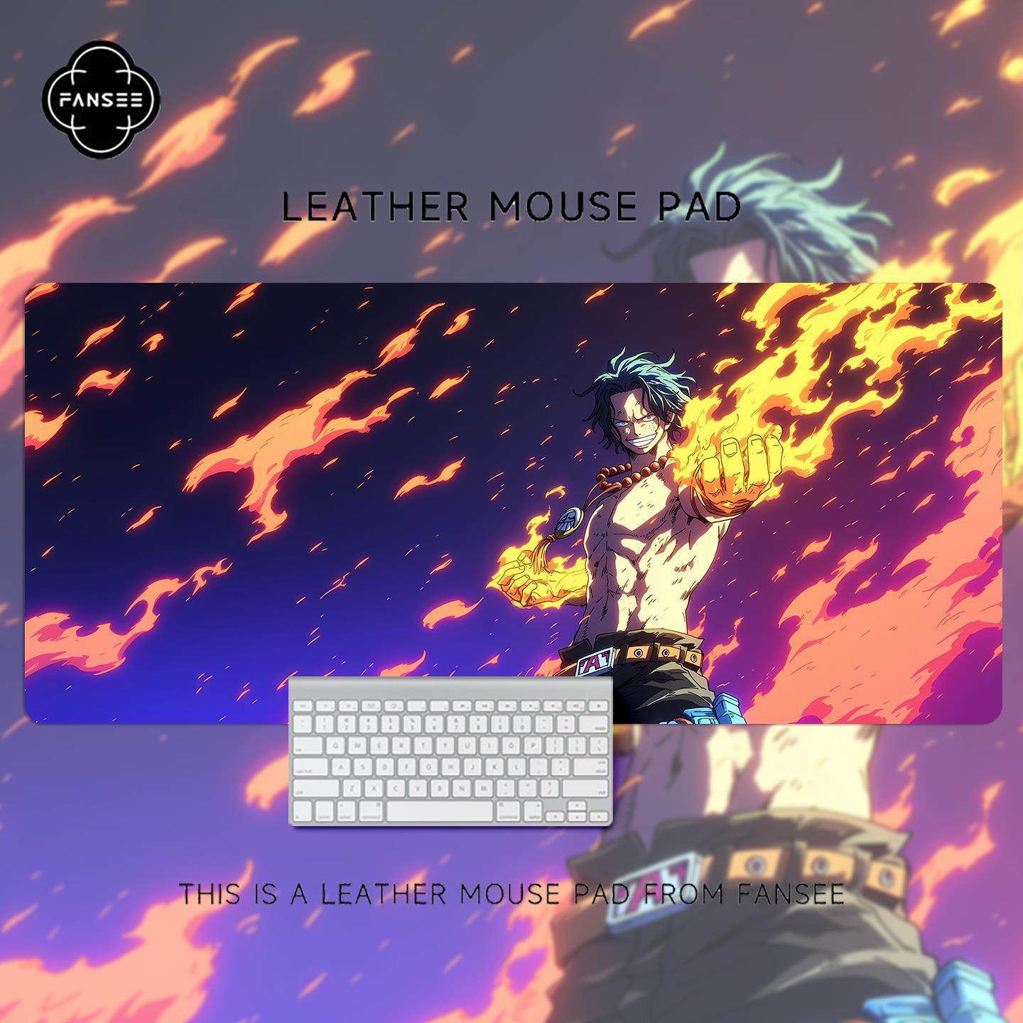

Oversized Two-dimensional Animation Computer Desk Non-slip and Dirt-resistant Pad ONE PIECE Luffy Roronoa Zoro Leather Mouse Pad 30x60x0.2cm