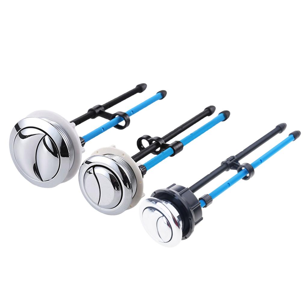 Dual Button Toilet Tank Parts Extended Toilet Tank Repair Tool Simple Install for Easy Installation & Silent Flushing