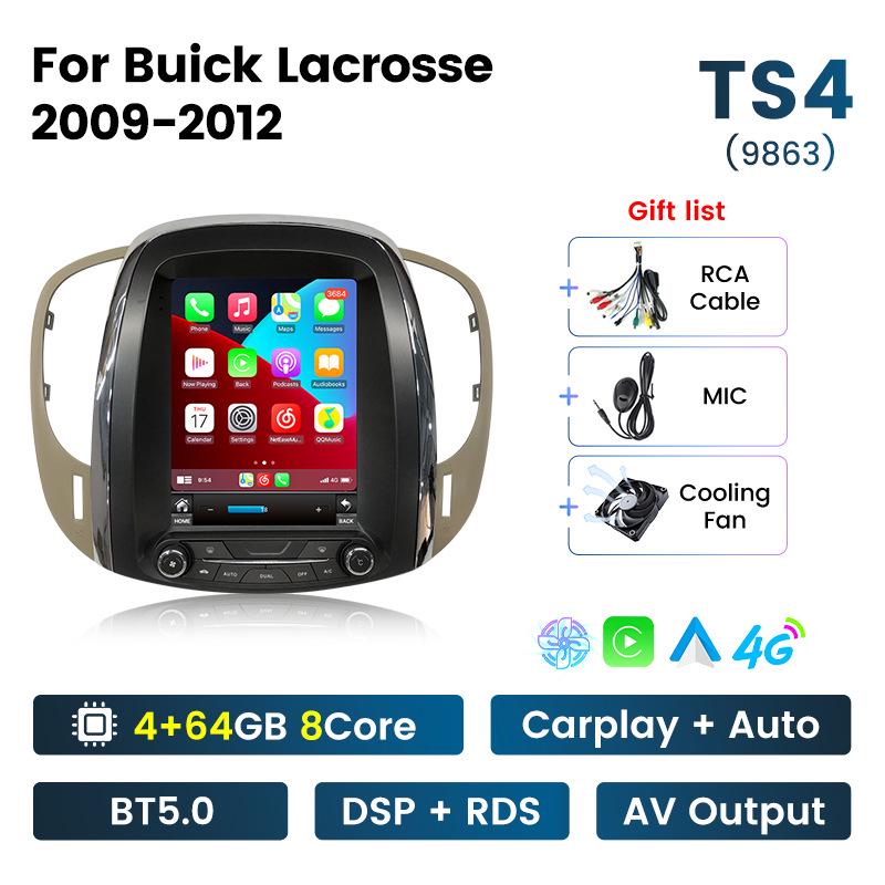 Buick LaCrosse (09-12) Vertical Screen Android Navigation & Reverse Camera System