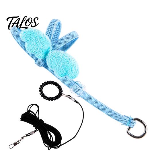 Bird Harness with Leash Parrot And Leash, Adjustable 2m Elastic Soft Pet Wing Training Rope, Cute Wings for Conure Small Birds Flight Suit