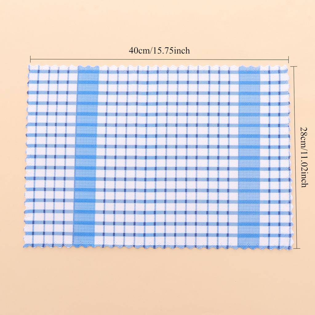 6pcs/12pcs Modern Printed Checkered Dish Towels, Scouring Pads, Kitchen Towels, Super Soft with Strong Absorbency Kitchen Towels