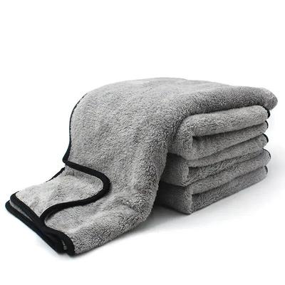 Mikrofasertuch 75*35cm Autowaschtuch Autoreinigung Tür Fenster Pflege Dick Stark Wasseraufnahme Trockentuch für Autopflege