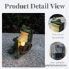 Creative Frog Solar Garden Lamp: Outdoor Decorative Resin Lounger