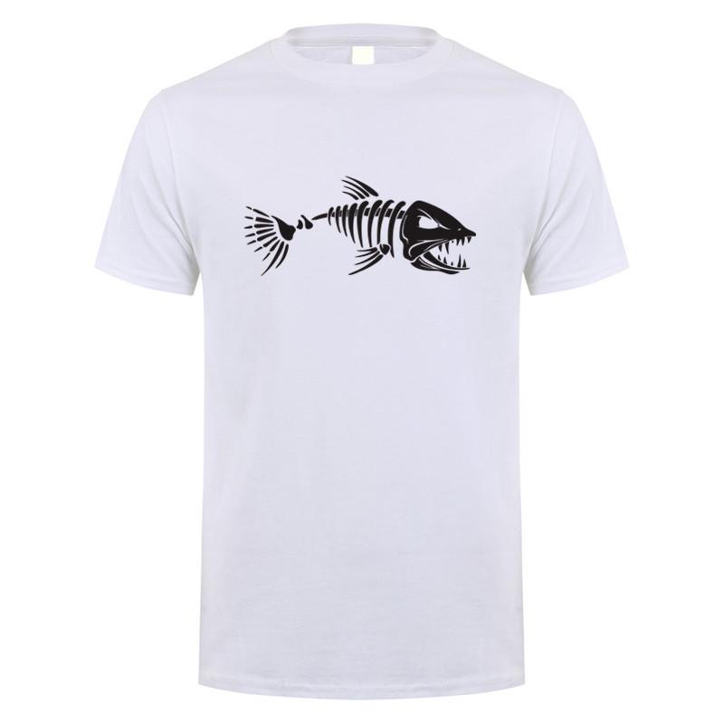 Fiskben Fiskben T-shirt Sommar Dam Herr Kortärmad Fiske Fiskare T-shirts Bomulls T-shirt Toppar OT-011