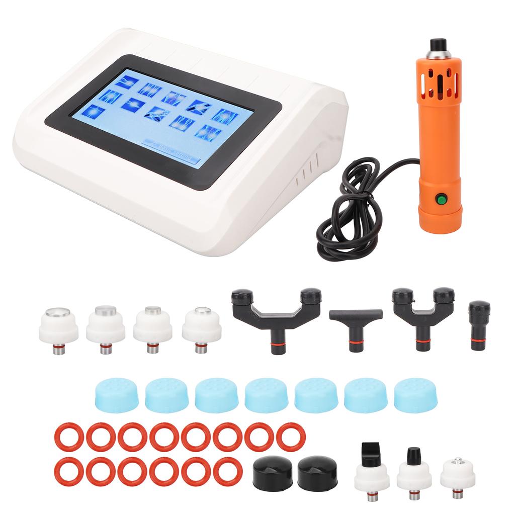 ED Treatment Shockwave Machine Extracorporeal 16 Frequency Gears Shockwave Therapy Device Orange