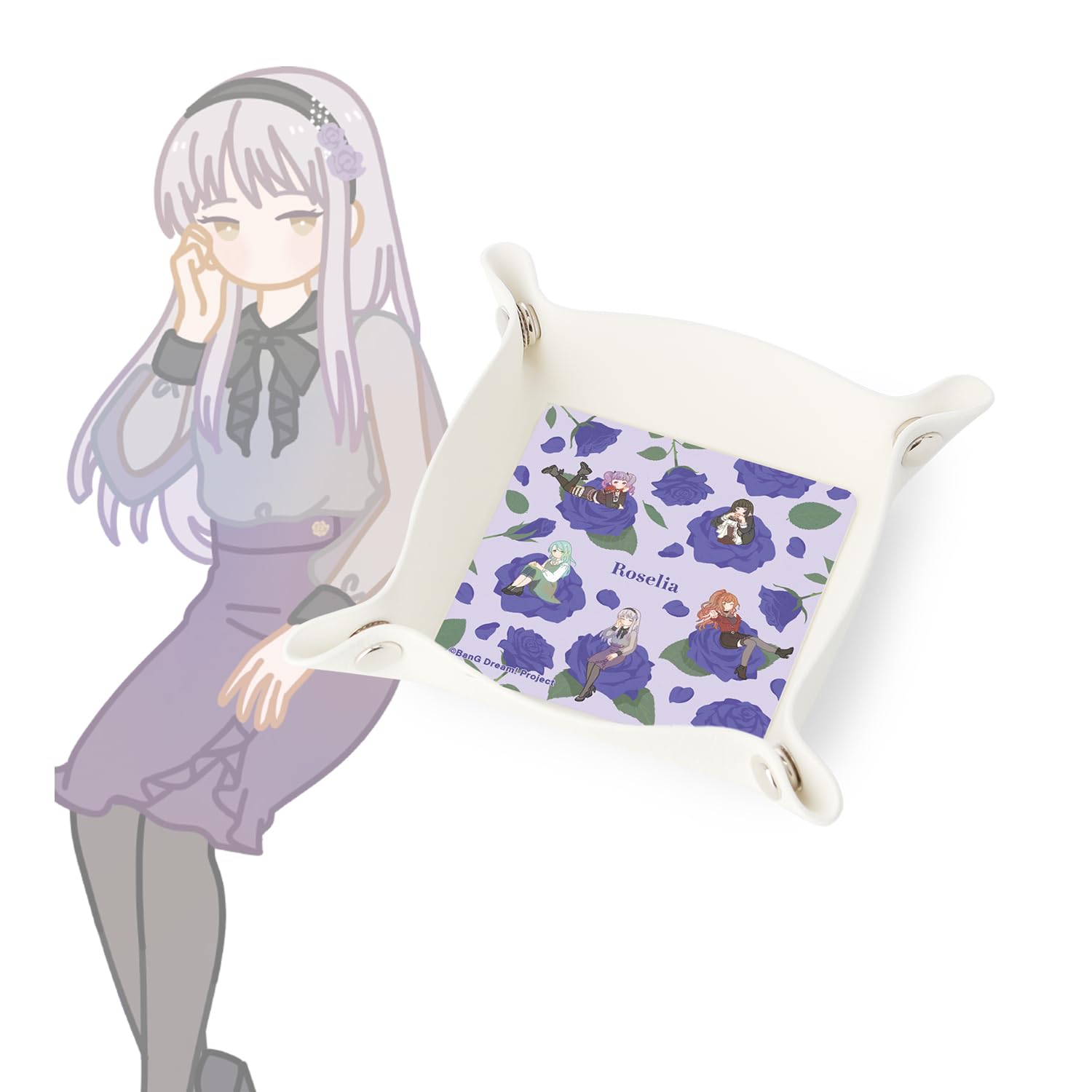 

BanG Girls Band Roselia Botania PU Кожа Dream! Вечеринка! Многоярусный