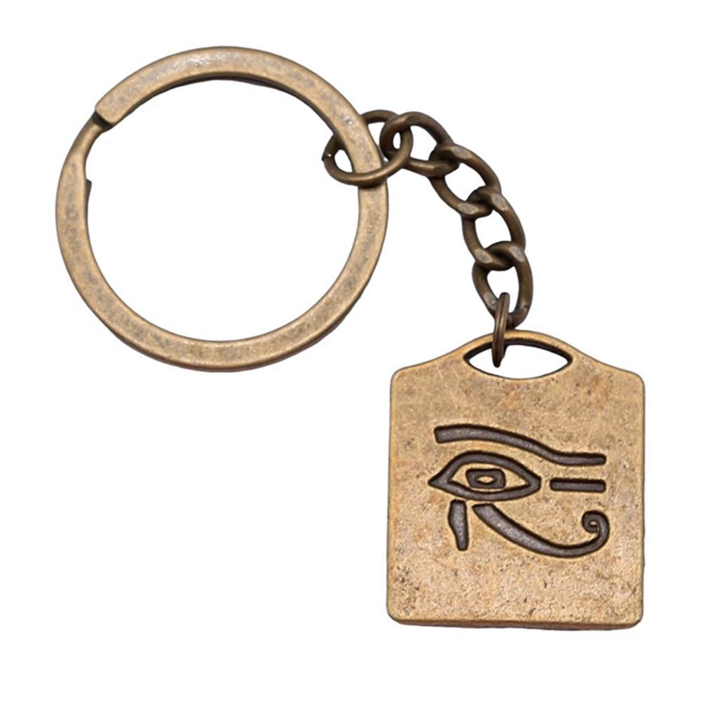 Hamsa Hand Charm Keychain Evil Eye Protection Key Ring 28mm Ring
