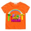R.E.P.O. Game Print Cute Soft T-shirt Cartoon 100%Cotton Comic Tee-shirt O-neck Camisetas TeesTop Clothes Casual Versatile Soft