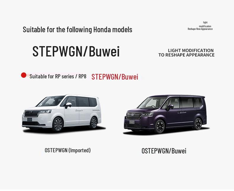 Stainless Steel Bright Trim for Honda STEPWGN RP8 Door Panel Accessories