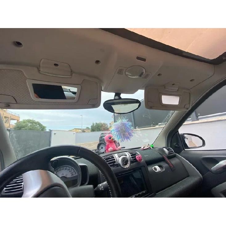 Auto Schminkspiegel Tragbar Auto Sonnenschutz Visier HD Spiegel Auto Innenraumspiegel Für Smart Fortwo 451 2009-2014 Auto-Styling