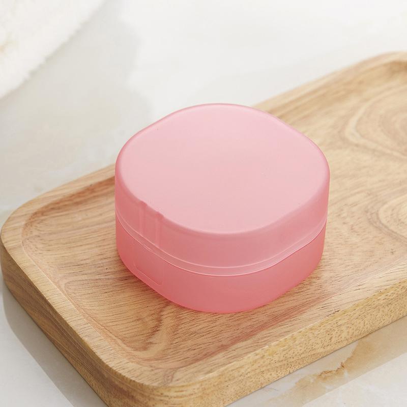 1Pc Round Travel Soap Box Creative Pp Bathroom Travel Waterproof Sealed Portable Soap Box With Lid Soap Rack Supplies