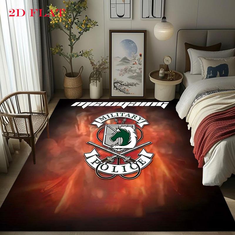 Attack Titan Anime Print Carpet Doormat Floor Mats Doormat Dormitory Decoration Bathroom Mat