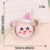 Original embroidery sticker embroidery label clothing accessories cute cartoon animal avatar badge handmade DIY patch cloth sticker