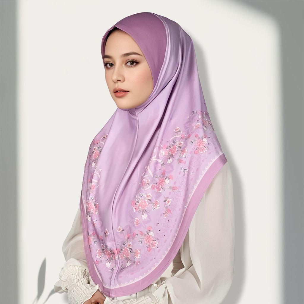 Ethnic Women Headscarf With Crystals Cotton Summer Fashion Wrap For Casual Wear