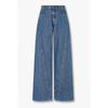 Women S Wide Denim pantS Diagonal Cut A525306513