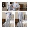 [PAFHL] Pajamas, Men's Room Wear, Spring, 100% Cotton, Long Sleeve, Thin, Summer, Top and Bottom Set, Pull-on, Autumn, Skin-friendly, Soft,