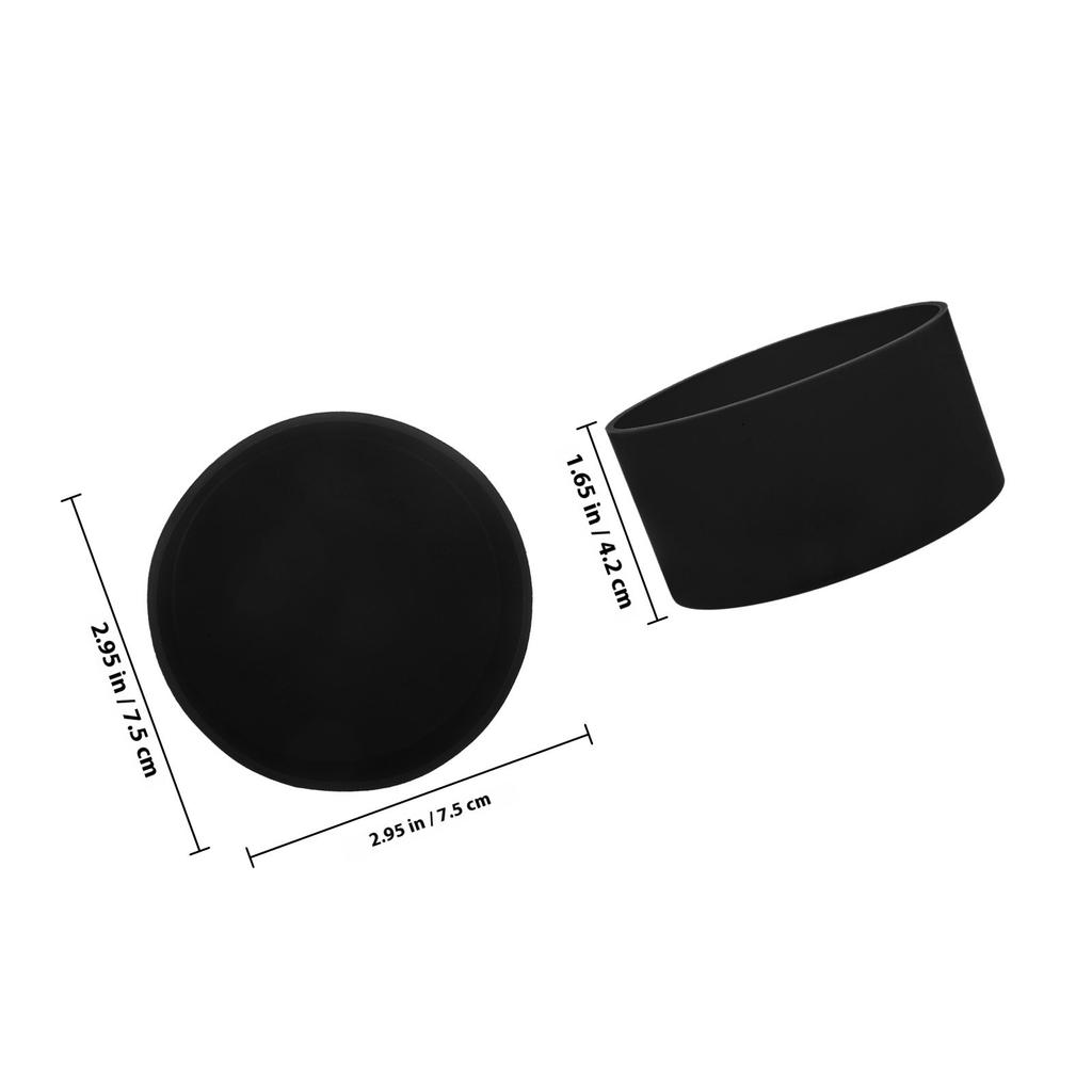 5Pcs Insulated Bottle Sleeves Heavy-Duty Silicone Boot for Water Bottles Cup Protectors Non-Slip Surface Home Organization