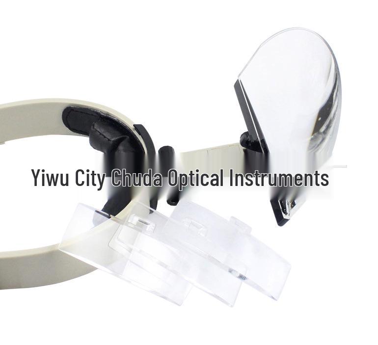 Chuda Head-Mounted LED Magnifier for Reading and Embroidery