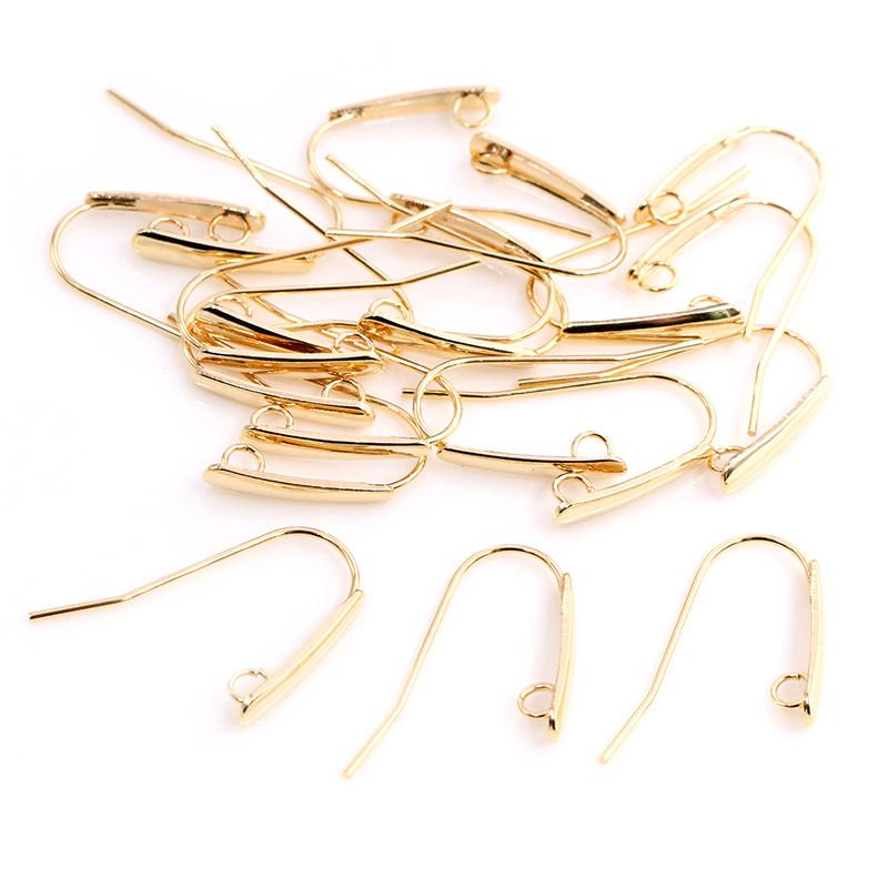 24x12mm 20pcs/Lot 316 Stainless Steel Gold Rose Gold High Quality Earring Hooks Wire Settings Base Settings Whole Sale