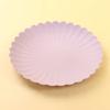 Dim Sum Cake Plate PP Material Thickened Flexible Durable Table Home Fruit Snack Plate Creative Simple Solid Color Plate