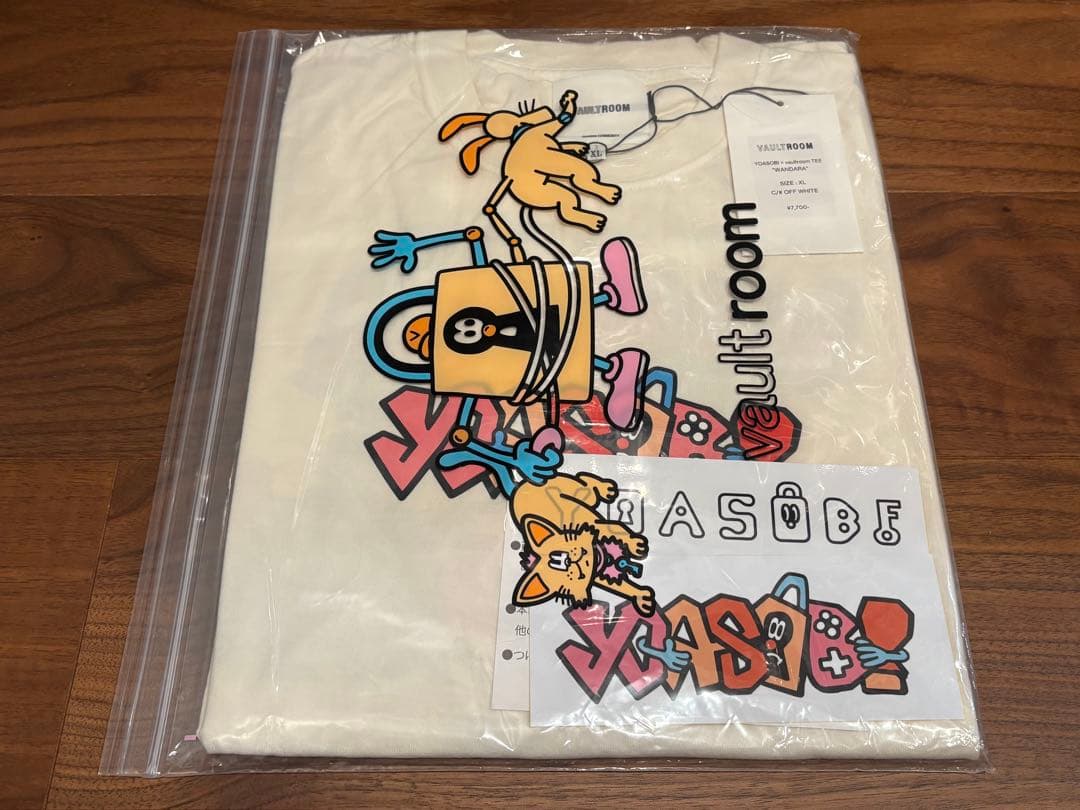 

[USED] YOASOBI × vaultroom T-shirt WANDARA White XL size
