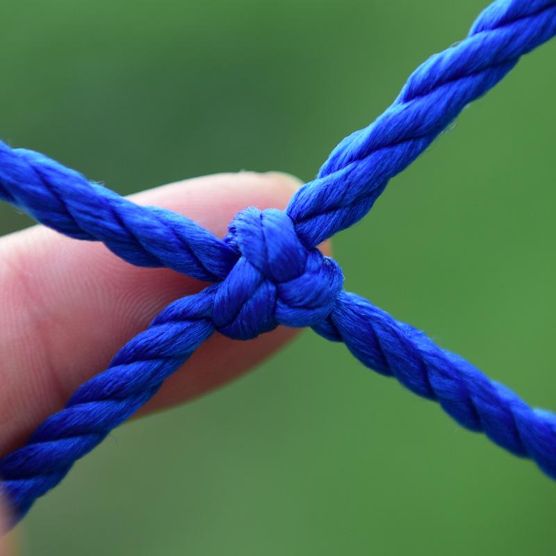 Filet de sécurité coloré en nylon pour escaliers et balcons