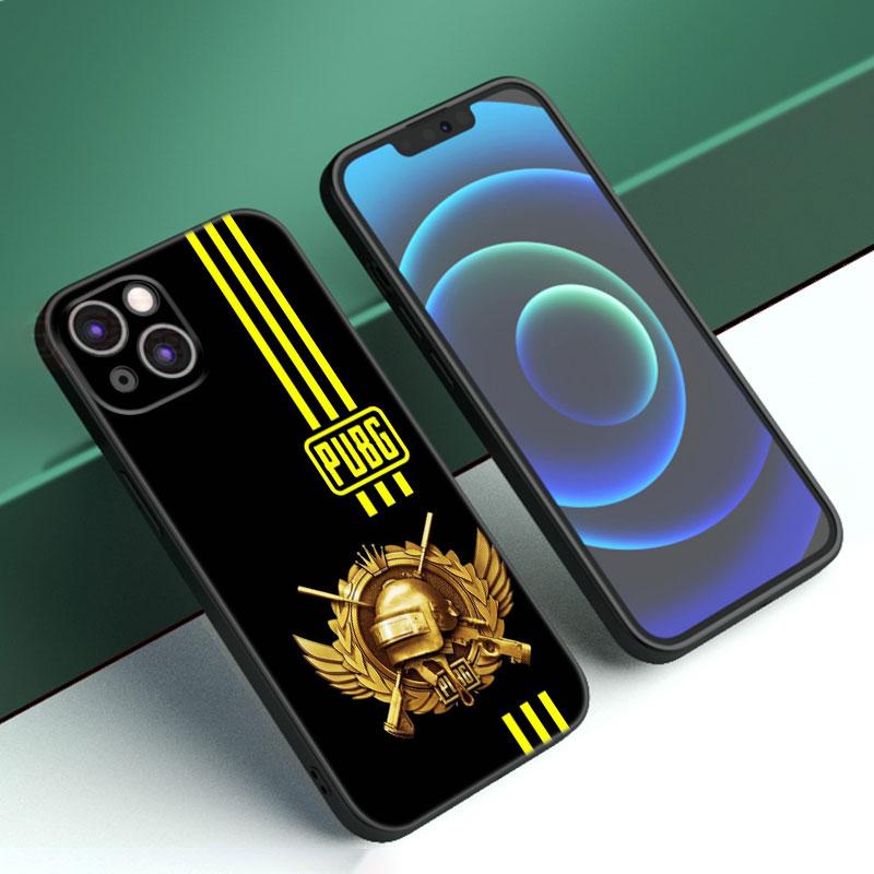 

Горячий игровой чехол Pubg для Apple iPhone 12 13 Mini 11 14 15 Pro Max 7 8 Plus X XR XS SE 2020 2022 черный силиконовый чехол iPhone 15 Pro Max