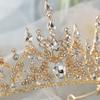 Bridal Jewelry Crown Hair Accessories Retro Palace Style Alloy Rhinestone Wedding Dress Bridal Headwear