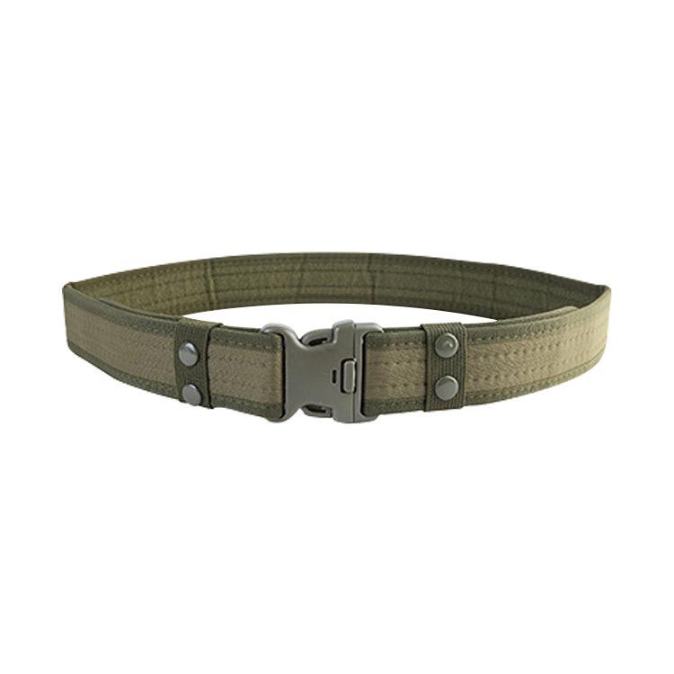 Camouflage Tactical Canvas Belt: Windproof, Anti-Slip, Wear-Resistant, Lumbar Support for Outdoor Sports & Duty Training