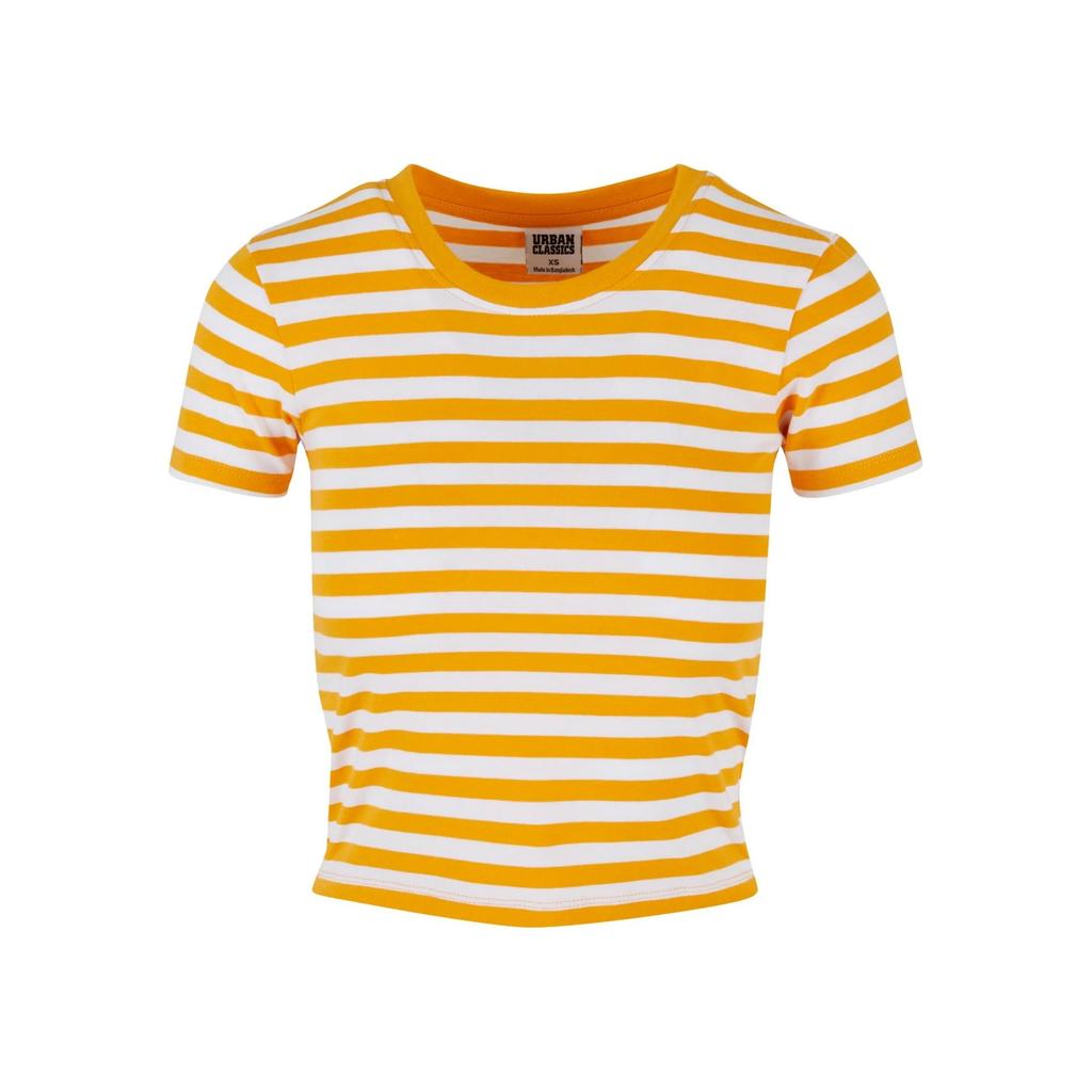 Urban Classics Womens/Ladies Striped Short T-Shirt