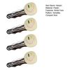 4Pcs Girl Hairpin Smile Face Pattern Stable Clamping Force Smooth Metal Edge Hair