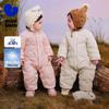 Mini Balabala Light Warm Down Baby Jumpsuit
