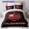 Flamengo Pattern Bedding Set Quilt Cover Pillowcase Home Decor Gift (1 * Duvet Cover + 2 * Pillowcase, Without Core)