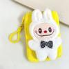 Cute Plush Labubu Coin Purse Pendant Labubu Earphones School Bag Pendant Gift