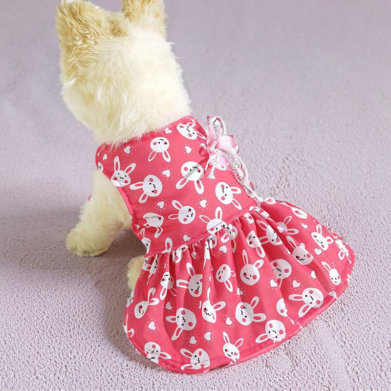 

Одежда для питомцев собака весна лето юбка пасхальный кролик, заводская милая принцесса розовая 2XL розовый