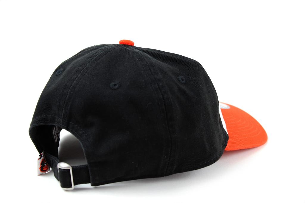 New Era 9TWENTY MLB Baltimore Orioles Cap in White/Orange