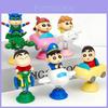 Crayon Shin Chan Shaking Figurine Blind Box Collectible With Stress Relief Toy For Kids And Teens