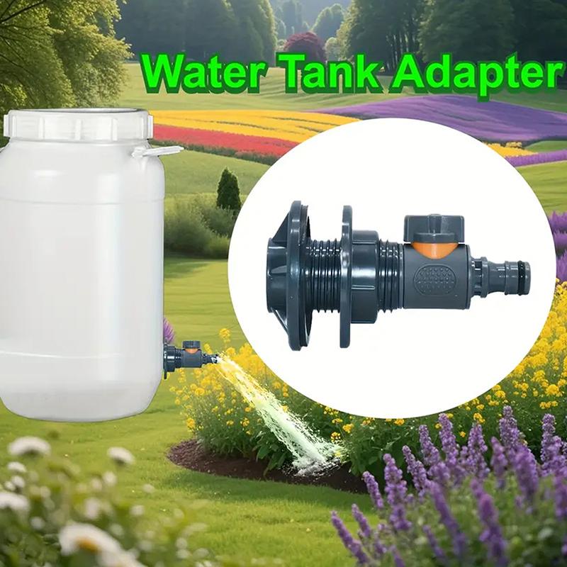 Water Tank Connector Six Points With Switch Valve Connector Garden Irrigation Pipe Connection Maintenance Coupling