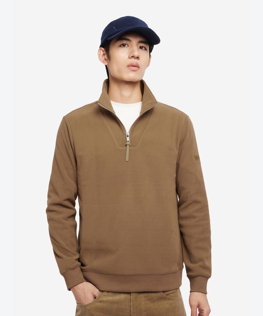 Aigle Men'S Half Zip Micro Fleece Pullover Aaw25Mfle022Esp
