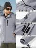 KEFITEVD Winter for and Work Light Size XL Men's Jacket, Waterproof, Windproof, Fleece-Lined, Motorcycle, Hiking, Fishing, Wear, Gray,