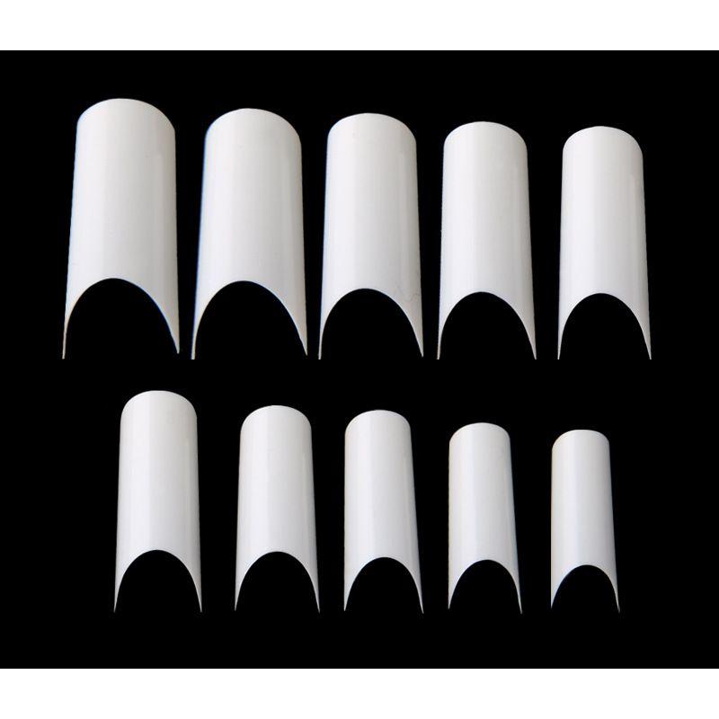 

Ultra-Thin Nature White French Seamless Nail Stickers French half-stick White (bag of 500 pieces)