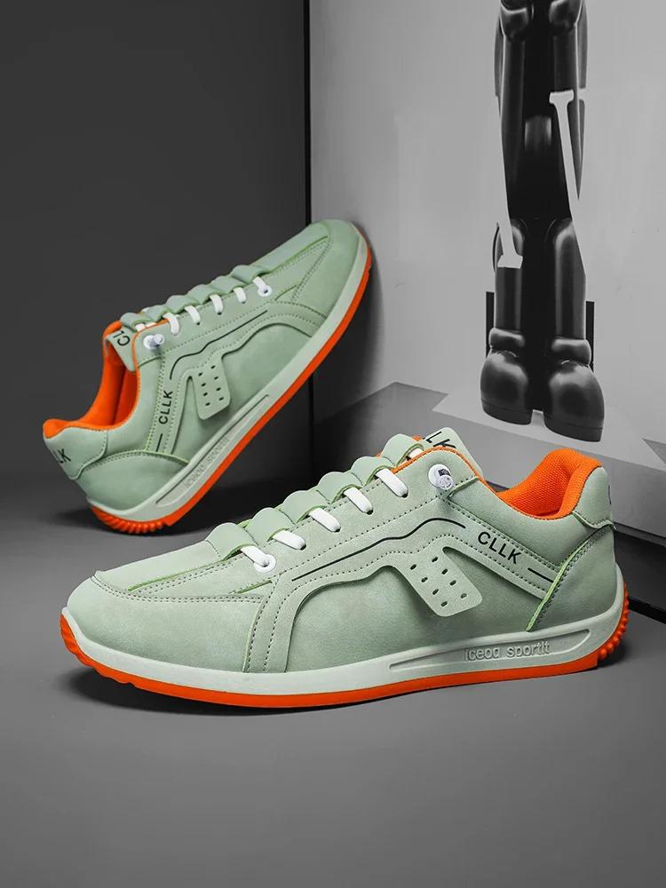 Autumn 2026 New Breathable Men Shoes Male Flat Shoe High Quality Men's Sneakers Leather Casual Shoes Sneakers Women