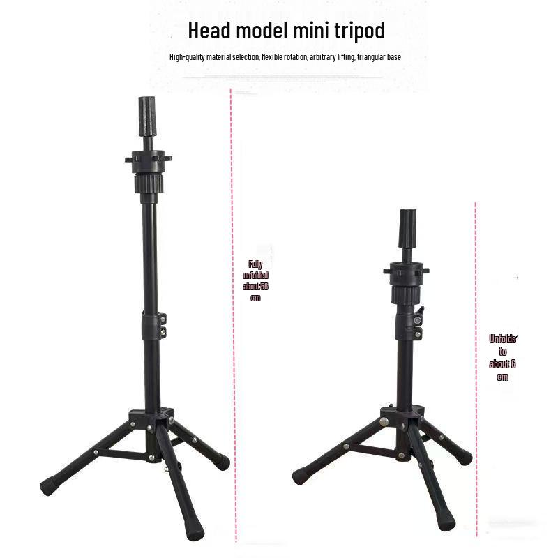 Портативная настольная подставка-манекен для головы для укладки волос
