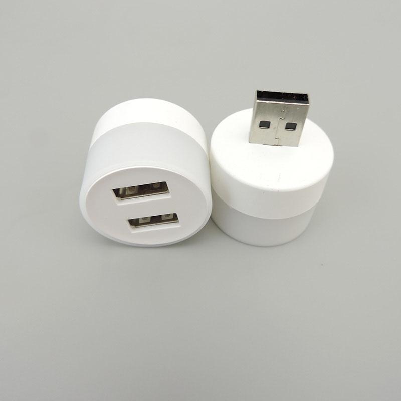 USB Plug Lamp Mobile Power Charging Small Book Lamps LED Eye Protection Reading Night Light Small Light with USB splitter