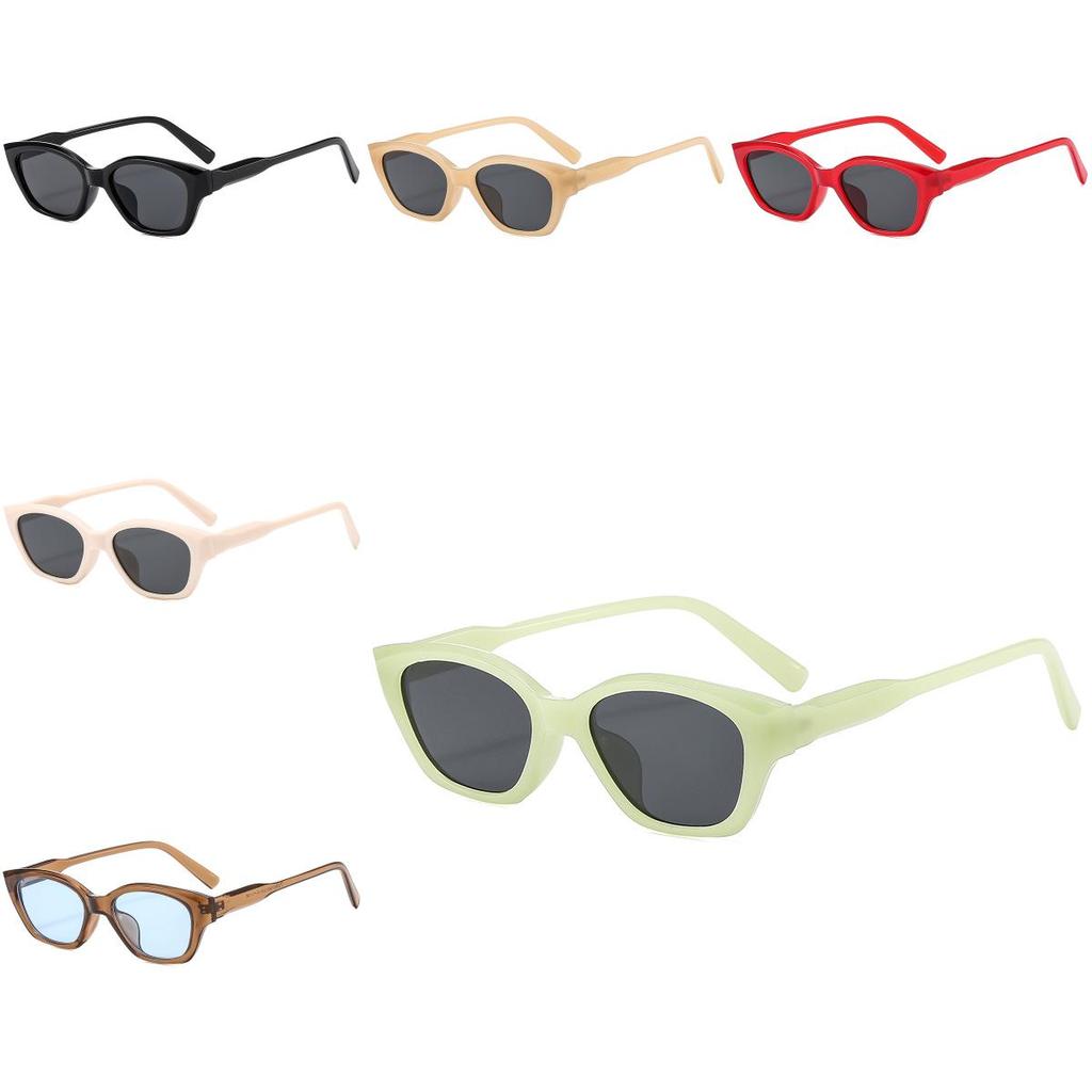 Vintage Cat Eye Sunglasses For Women Uv400 Protection With Gray Lenses For Outdoor Activities