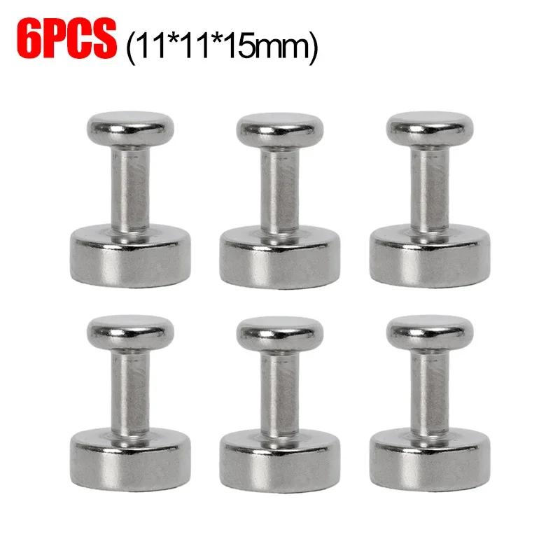 24/2PCS Neodymium Magnetic Thumbtacks Suction Cup Strong Magnet Push Pin for Refrigerator Whiteboard Kitchen Office Magnets Hook