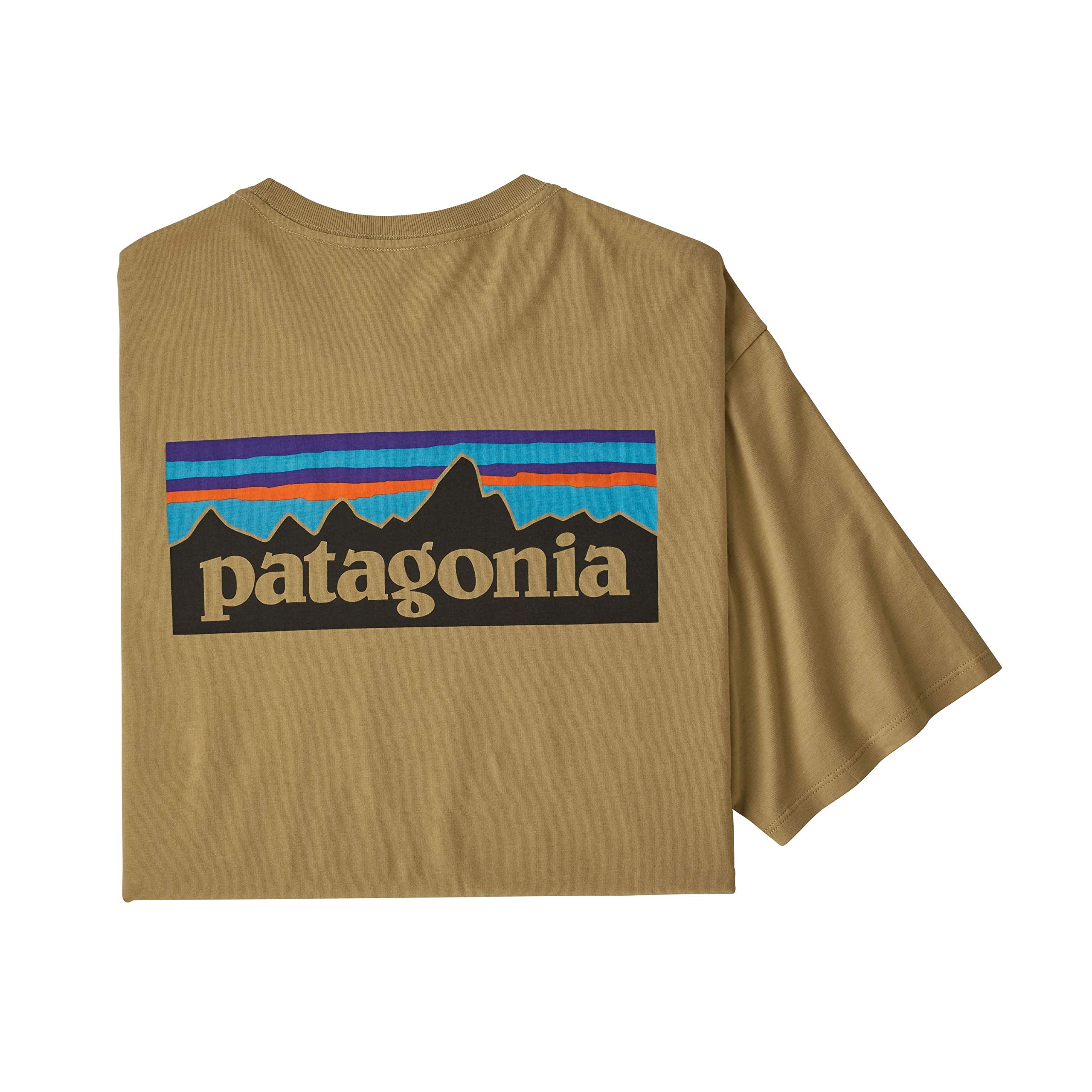 Patagonia Логотип Organic CSC Футболка мужская P-6 Футболка US-L (Использовал)