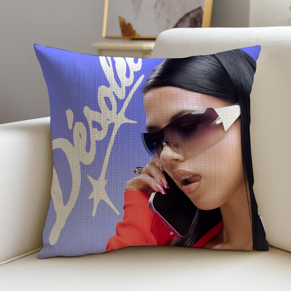 Creative AAnna PepeS Cushion Cover Breathable and skinfriendly linen pillowcase square removable and washable cushion